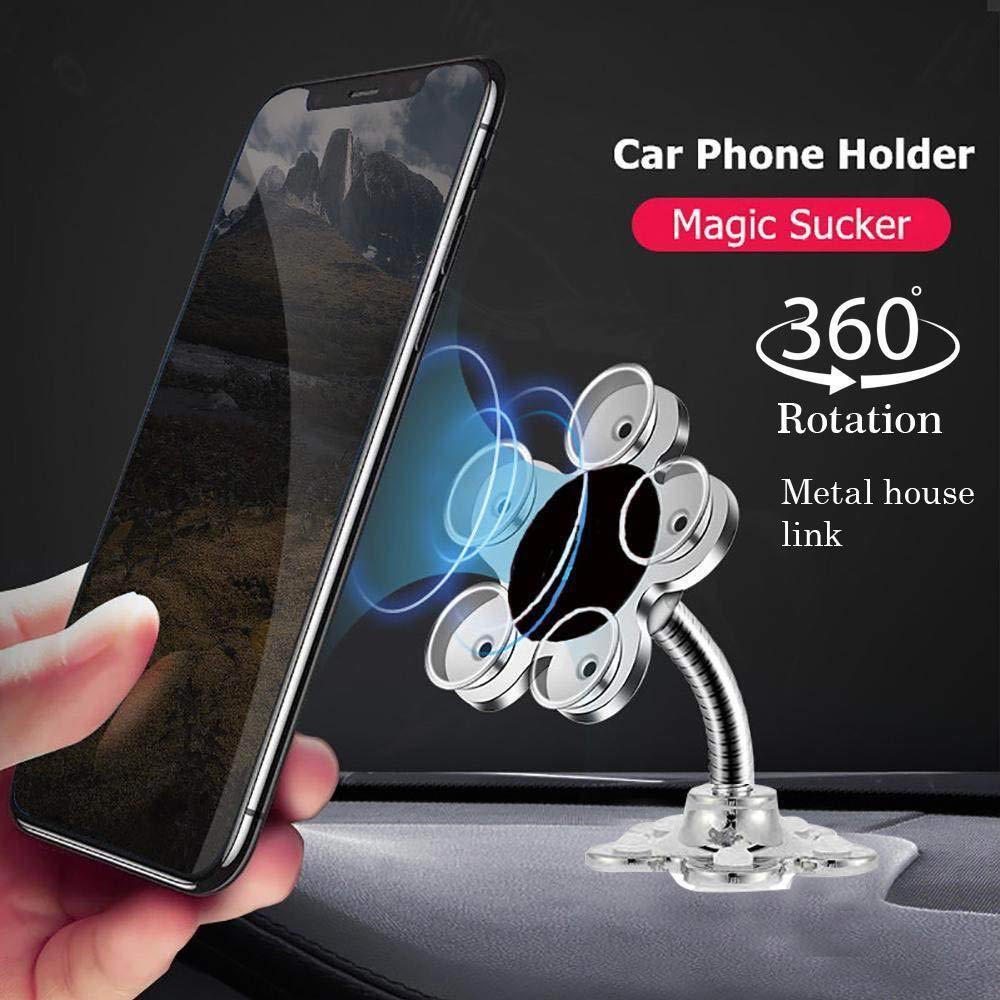 0637 -360 Rotatable Flower Shape Cellphone Holder Car & Mount Sucker Stand (Multicolored) - SkyShopy 0637 -360 Rotatable Flower Shape Cellphone Holder Car & Mount Sucker Stand (Multicolored) - SkyShopy